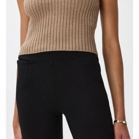 Quince Ultra-Stretch Ponte Kick Flare Pants XL Black NWT - Picture 3 of 9